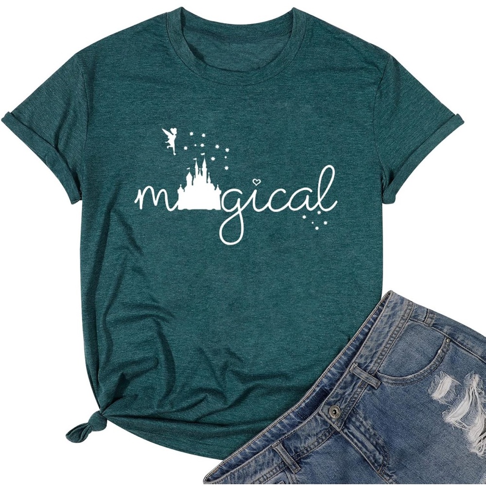 Unique Zone White Tee with Castle Design